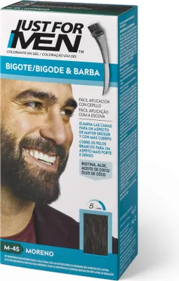 Produktbild von FÄRBENDES Gel für Schnurrbart, Bart und Koteletten #Braun 15 ml