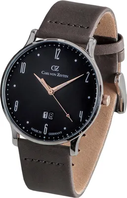 Produktbild von Carl von Zeyten CVZ0019GY Herrenuhr Lenzkirch 42mm 3ATM
