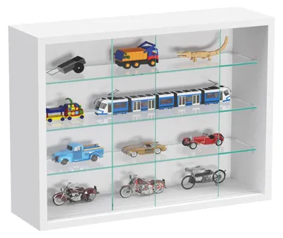 Productafbeelding van Vitrinekast - schuifdeuren - hangend of staand - 50 x 40 x 13 cm