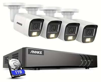 Immagine prodotto di Kit di telecamere di sicurezza – Videosorveglianza – Risoluzione 3K con rilevamento intelligente delle persone