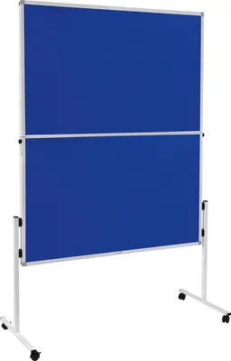 Produktbild von Moderačná tabuľa plstená 150x120 cm ECONOMY modrá