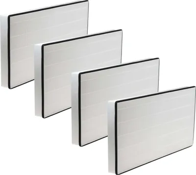 Produktbild von vhbw 4x Pollenfilter Ersatz für Vallox 978142 für Lüftungsgerät - Luftfilter F7, 45,3 x 22,5 x 5,2 cm Schwarz Weiß