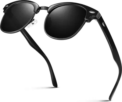 Produktbild von LINVO Polarisierte Sonnenbrille Retro Klassisch UV400 für Herren Damen