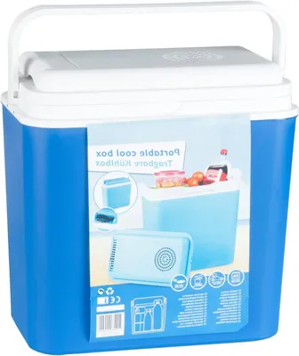Produktbild von Tragbarer Kühlschrank - Autokühlschrank - Kühlung unterwegs - Thermoelektrisch - 22 Liter - Blau