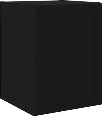 Image de vidaXL : Meuble mural pour télévision, 30 x 31 x 40 cm, noir, fabriqué en panneaux de particules