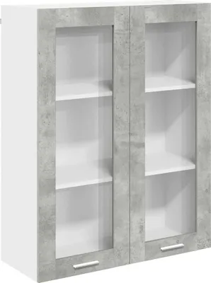Produktbild von vidaXL Hängeschrank Betongrau 80 x 31 x 100 cm Holzwerkstoff