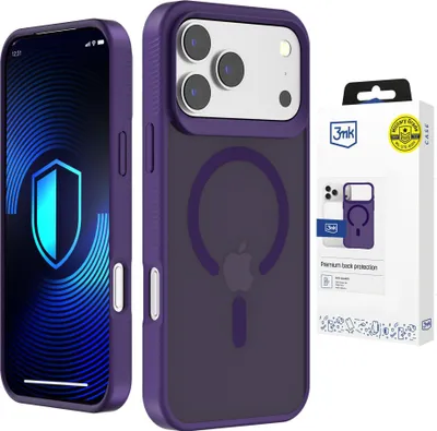 Image de Apple iPhone 17 Pro - Coque Magcase 3Mk Smoke violette