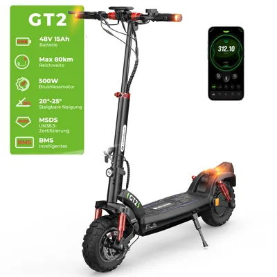 Produktbild von E-Scooter mit Straßenzulassung (ABE),APP,11-Zoll-Reifen