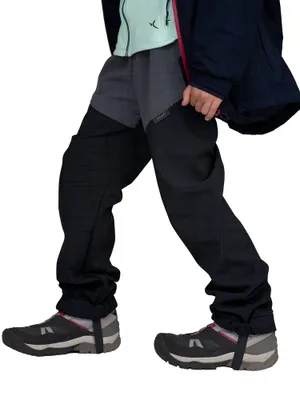 Obrázok produktu pre v Unuo, Detské softshellové otepľovačky so Sherpa Light, Black Tan, Grey Tan - 86/92