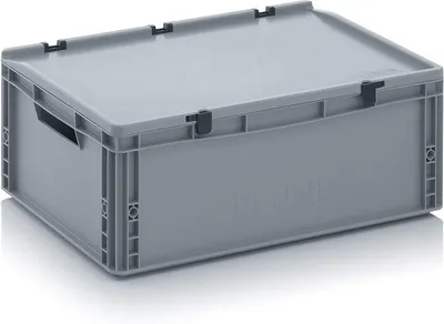 Productafbeelding van Euro Container Deksel - Opslagbak Transportdoos - Goederen Opslaan - Zuur en Logenbestendig - 60 x 40 x 235 cm