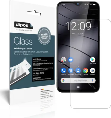 Obrázek produktu pro 2x ochranná fólie pro Gigaset GS290 matná - proti nárazu 9H fólie dipos Sklo plast sklo