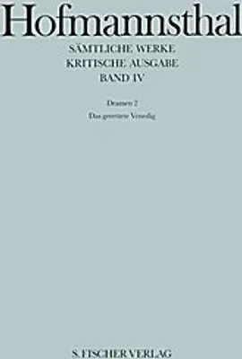 Produktbild von Hofmannsthal, H: Sämtl. Werke 4