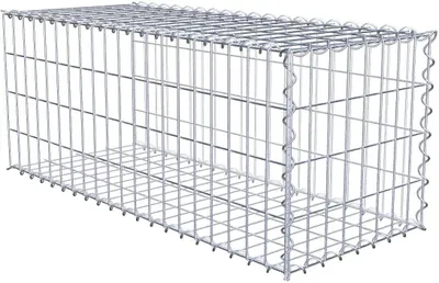 Produktbild von Anbaugabione Typ 2 100 cm x 40 cm x 40 cm (L x H x T), Maschenweite 5 cm x 10 cm, Spirale