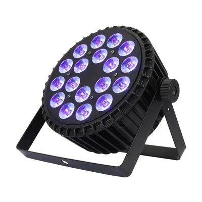 Zdjęcie produktu dla Profesjonalne oświetlenie sceniczne LED, 18x18W LED RGBW, wiele trybów pracy, 295KG