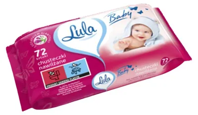 Zdjęcie produktu dla Lula Chusteczki nawilżane z Alantoiną 72 sztuk