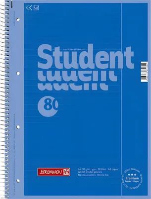 Produktbild von BRUNNEN Collegeblock A4 azur liniert Lineatur 25 1067925133