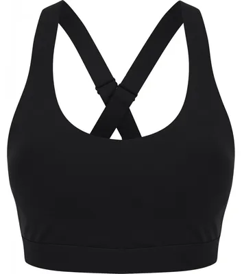 Image de Tombo - Soutien-gorge de sport pour femmes, intensité moyenne LT5844 (L) (noir)