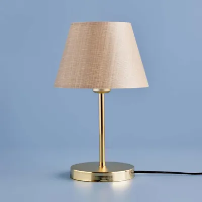 Produktbild von Opviq, AYD-3402, Tischlampe, 100 % Stoff, Beige, 22 x 22 x 37 cm