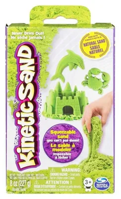 Produktbild von Kinetischer Sand, Nachfüllpackung, Grün, 227 g