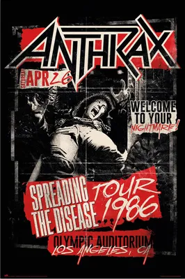 Produktbild von Anthrax - Spreading - Musik - Poster Druck - Größe 61x91,5 cm