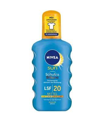 Obrázek produktu pro Nivea Sun Sprej na opalování SPF 20 Voděodolný 200ml