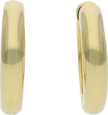Produktbild von Damencreolen 925 Silber und Gold plattiert JL20-06-1209