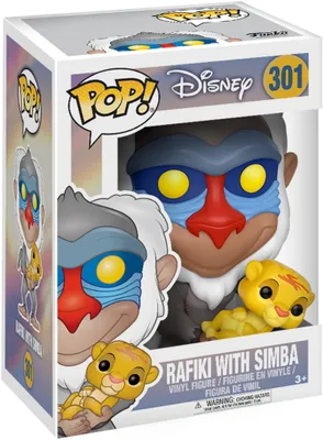 Produktbild von Disney - Rafiki with Simba 301 - Funko Pop! - Vinyl Figur