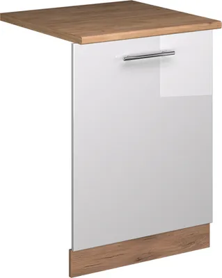 Obrázek produktu pro Čelní panel myčky Vicco Fame-Line Bílá vysoký lesk 60 cm , PD Dub, Model 54838