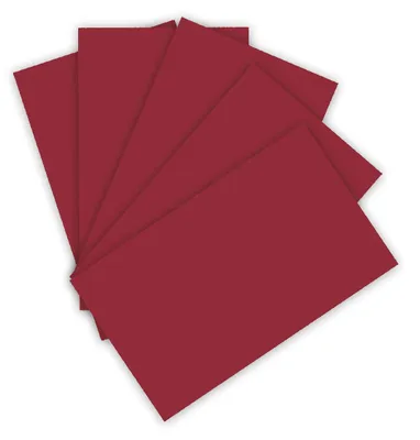 Produktbild von folia 6322 - Tonpapier 130 g/m², Tonzeichenpapier in dunkelrot, DIN A3, 50 Bogen, als Grundlage für zahlreiche Bastelarbeiten