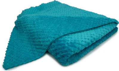 Produktbild von Plüsch stricken Ricky Ananas Türkis 50 x 160 cm