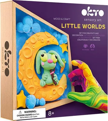 Obrázok produktu pre Penová hlina Okto Bunny Moon 20032 Viacfarebná 21 x 21 x 5 cm