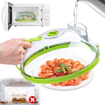 Zdjęcie produktu dla Pokrowiec do mikrofalówki 26 cm, bez BPA, z uchwytem