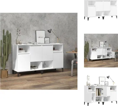 Obrázek produktu pro vidaXL Příborníky 2 ks. Bílé 60x35x70 cm Materiál na bázi dřeva - Příborníky