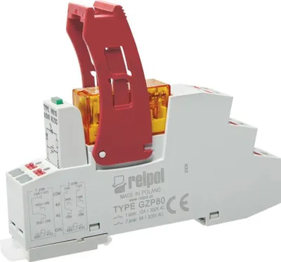 Produktbild von Schnittstellenrelais PUSH-IN 2 CO 8A 24 V 8A 250 V AC 864991 Relpol relais