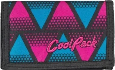 Obrázek produktu pro Peněženka CoolPack se suchým zipem 51163CP, kompaktní peněženka na karty, bankovky a mince