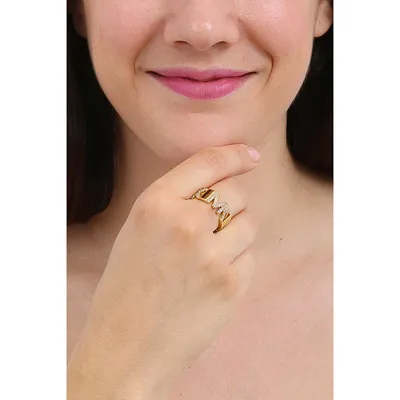 Produktbild von Fingerringen Band Michael Kors Gold 12 Kollektion Premium - frau