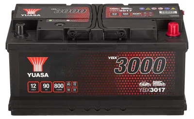 Produktbild von YUASA YBX3000 Starterbatterie 12V 90Ah 800A/EN L5 für Auto LKW Batterie