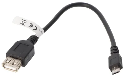 Immagine prodotto di Cavo adattatore USB 2.0 Hi-Speed da presa A a connettore Micro B, On the Go