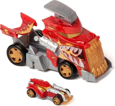Image de T-Racers Mix'N Race Fire Launcher Truck Set Véhicules