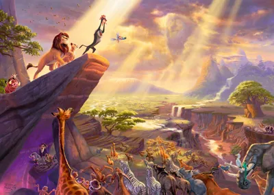 Image de Schmidt 59673 Kinkade - Disney Lion King puzzle 1000 pièces