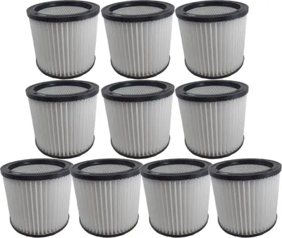 Produktbild von 10x Rundfilter Filterpatrone Ersatz für Rowenta Collecto RB 14 50 500 51 510 52 520 54 56 57 60 61 70 700 720 800 839 850 860, RU 600 601 605 630 635