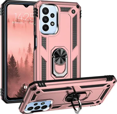 Produktbild von Armor Outdoor Handyhülle für Samsung Galaxy A23 5G Handy Panzer Case Cover Schutzhülle Farbe: Rosegold