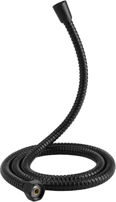 Produktbild von Duschschlauch 150 cm für Badezimmerarmaturen – Chrommatt, Schwarz