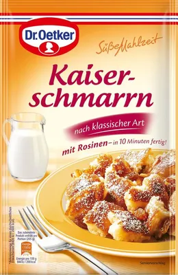 Produktbild von Dr Oetker - Słodki posiłek - Kaiserschmarrn w stylu klasycznym z rodzynkami sułtańskimi - 165g