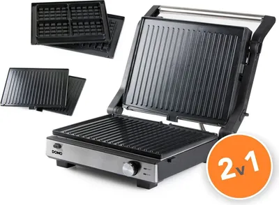 Produktbild von Domo DO9287G, Schwarz, Rechteckig, Drehregler, Keramik, 0,77 m, 1800 W