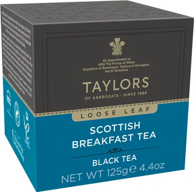 Immagine prodotto di Tè in foglie per la colazione scozzese Taylors of Harrogate 125 g (perdere)