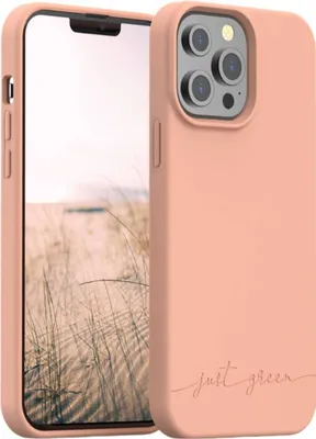 Produktbild von JUST GREEN, Schutzhülle für iPhone 13 Pro Natura Recycelbar, Beige