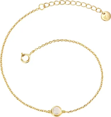 Produktbild von Glanzstücke München Armband Sterling Silber Mondstein (synth.) 50083983