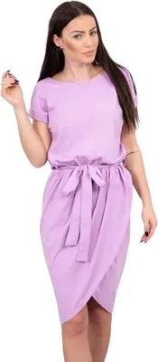 Produktbild von Spitzenkleid mit Wickelrock, lila