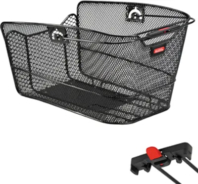 Produktbild von KLICKfix Citymax, Hinten, Fahrradkorb, Schwarz, 24 l, 10 kg, 245 mm